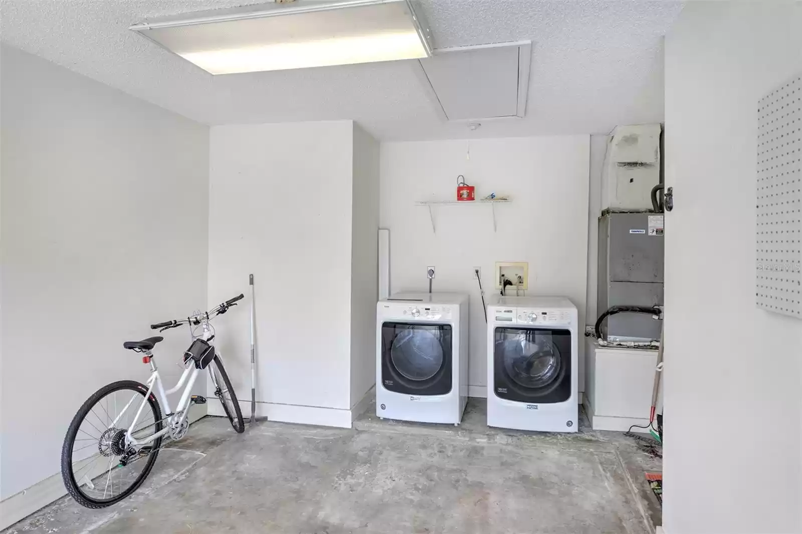 Washer and Dryer in Garage