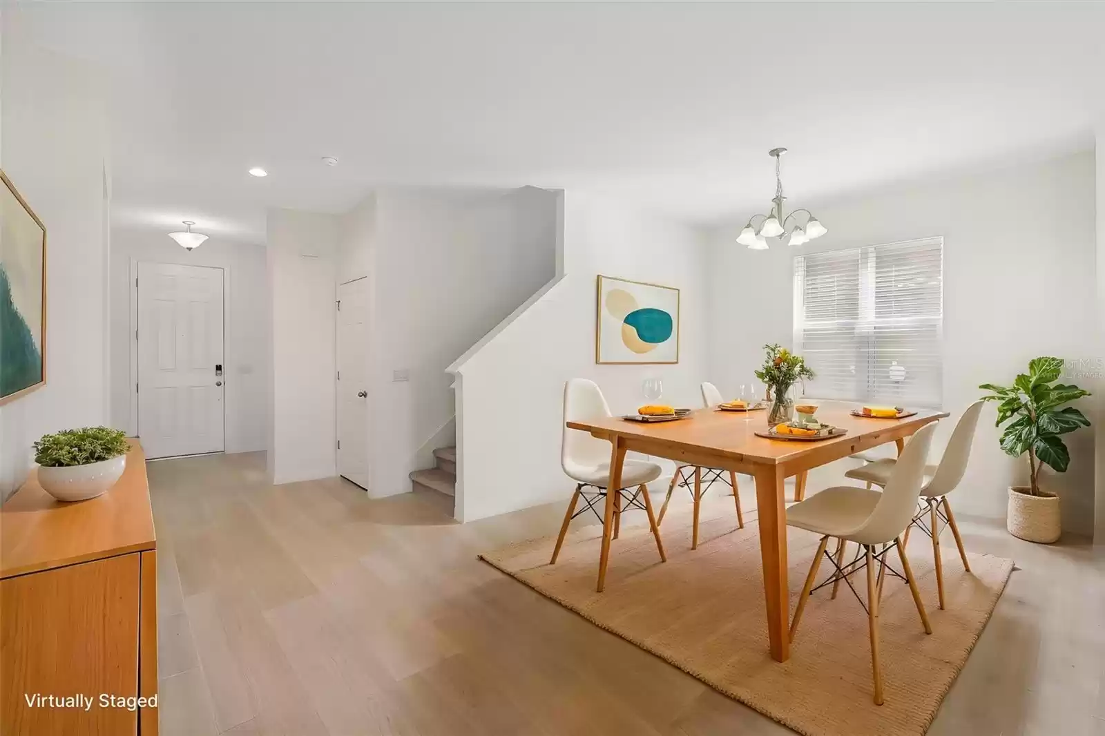 Dining Room / Foyer Entry - Virtually Staged