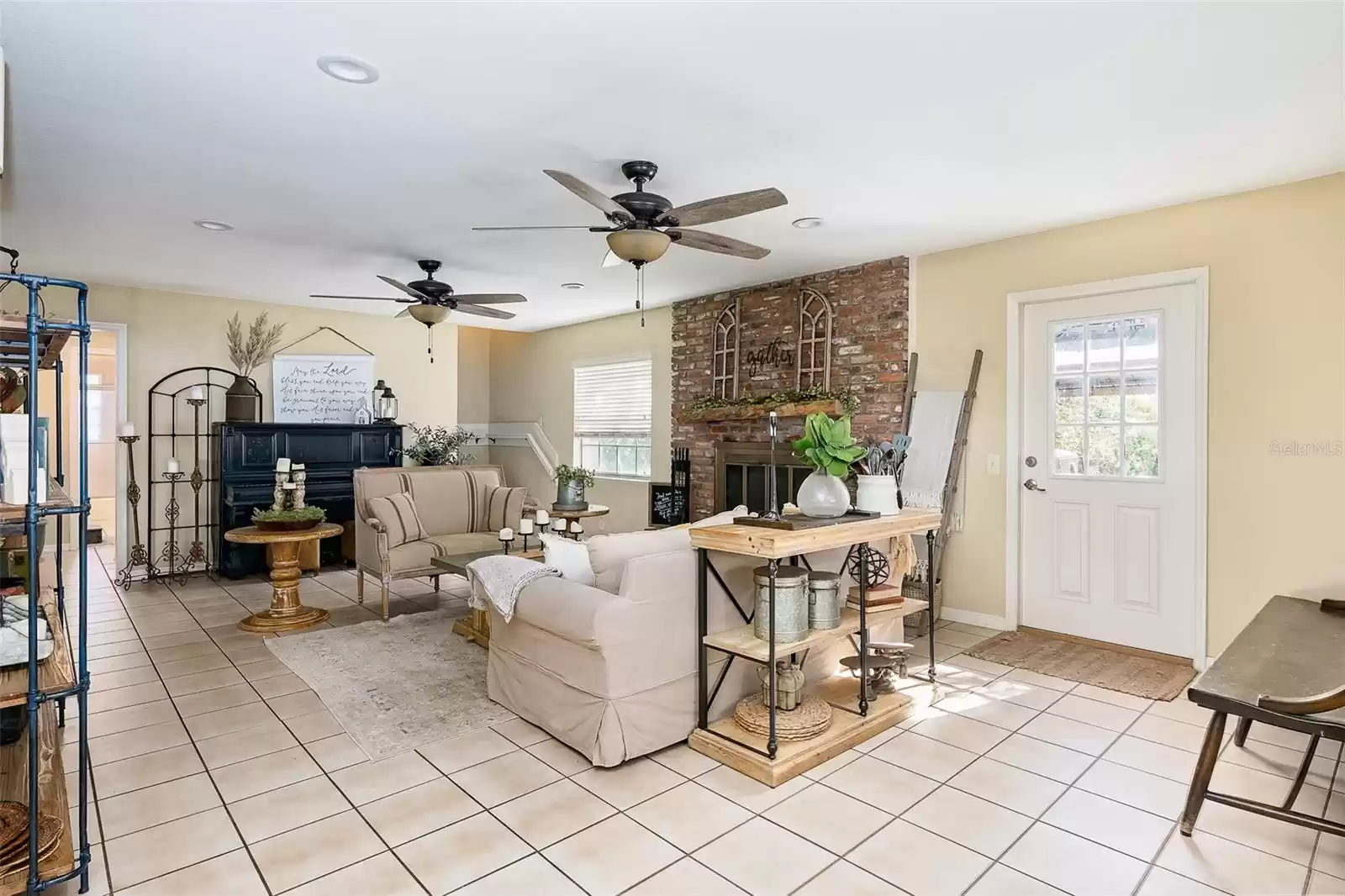 View into the Family Room from the Kitchen