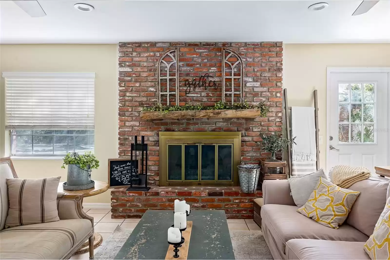 Family Room with Fireplace