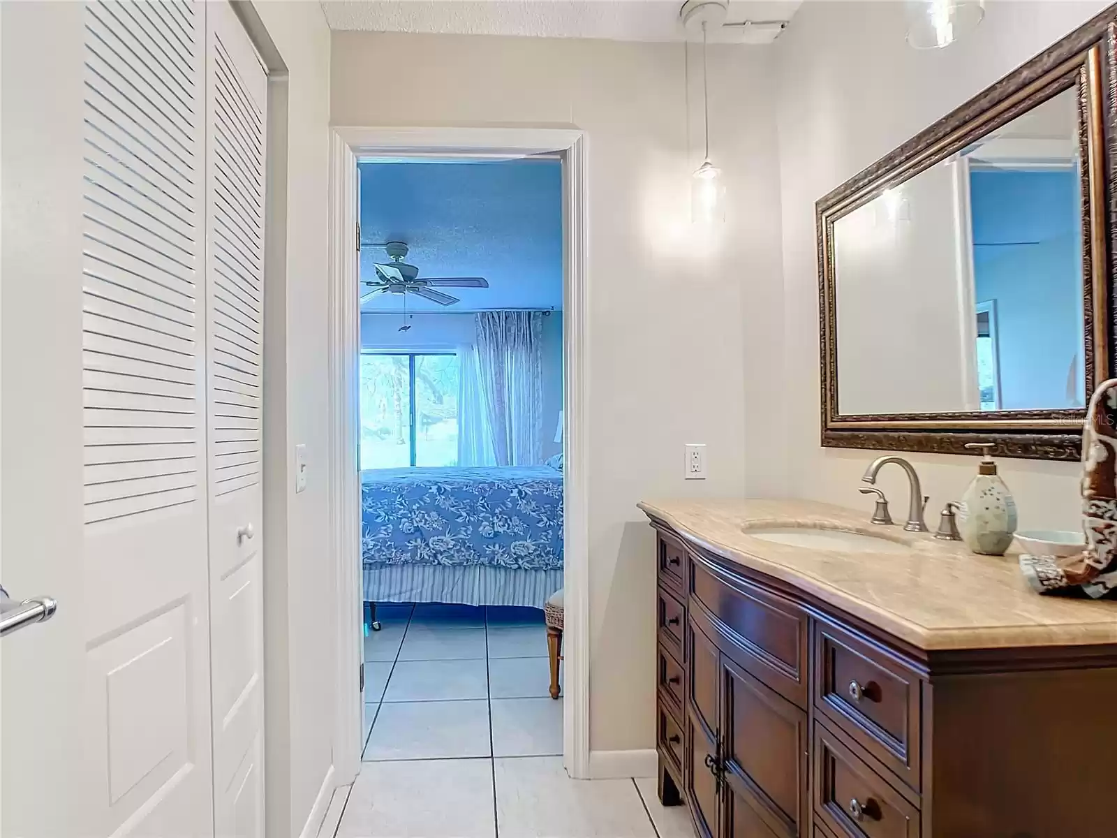 Master bath vanity