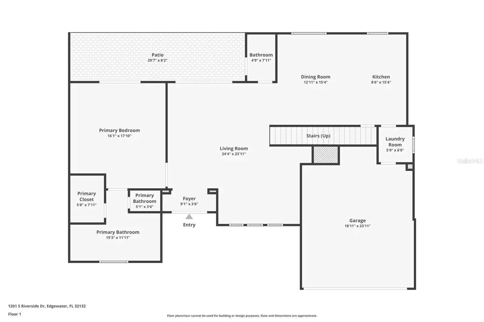 1201 RIVERSIDE DRIVE, EDGEWATER, Florida 32132, 4 Bedrooms Bedrooms, ,3 BathroomsBathrooms,Residential,For Sale,RIVERSIDE,MFRNS1080759