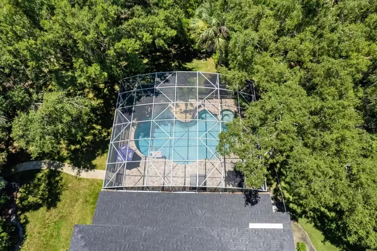 Aerial View of Pool Area