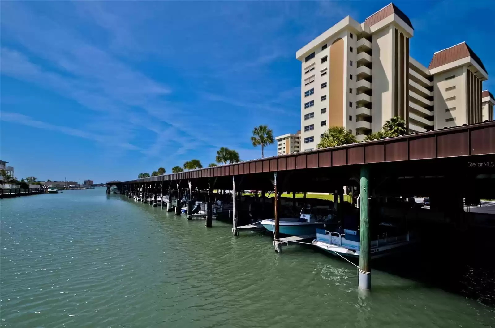 What marina looked like before removing roof covering