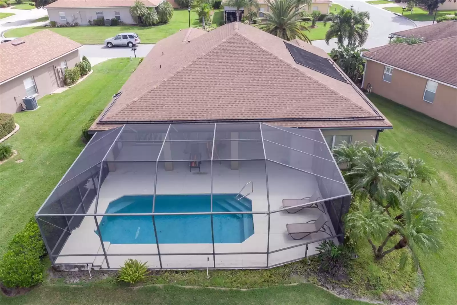 Pool and back yard