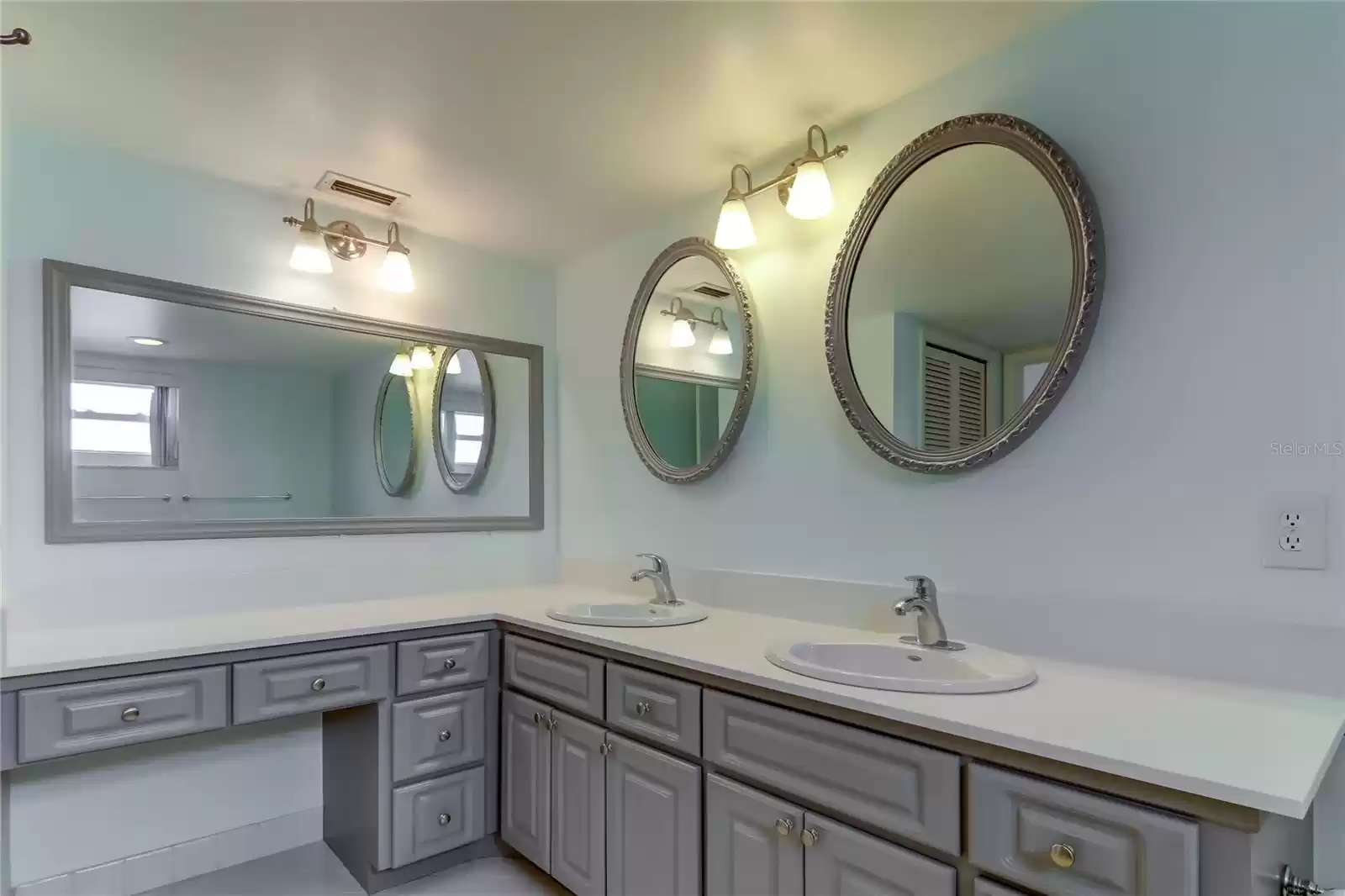 Master Bathroom with granite countertop