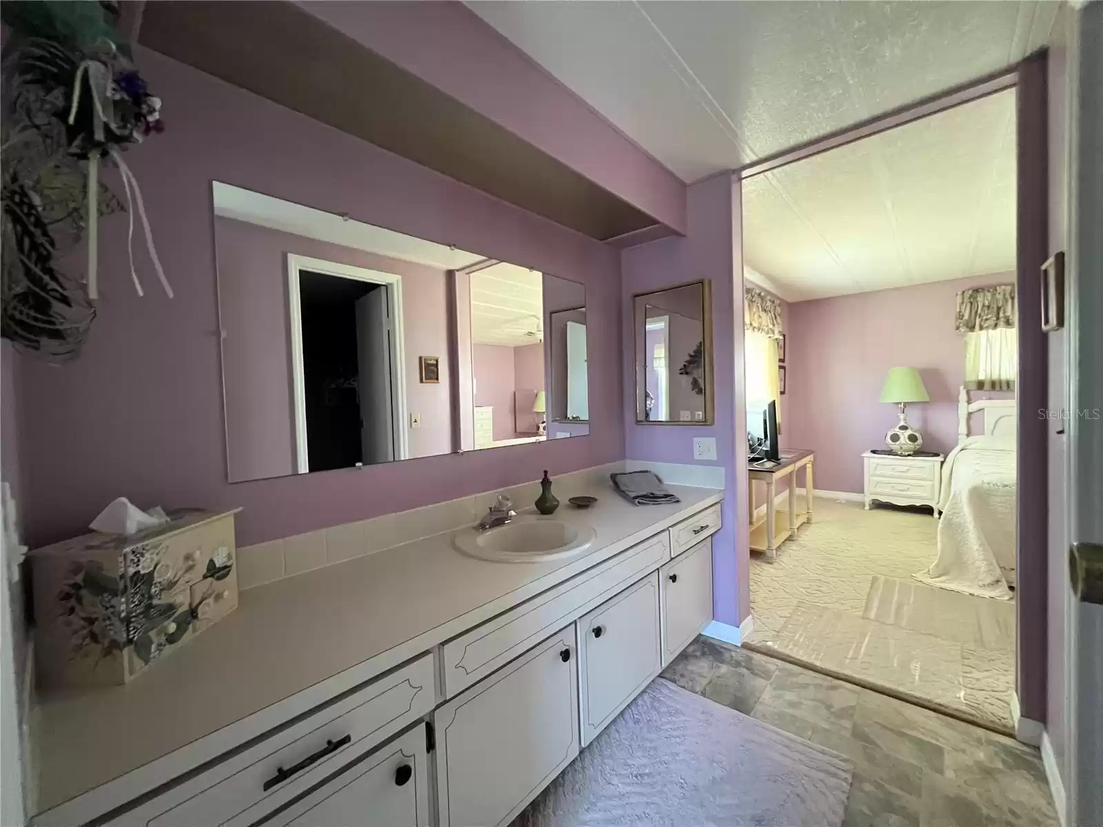 sink vanity area in Primary bathroom