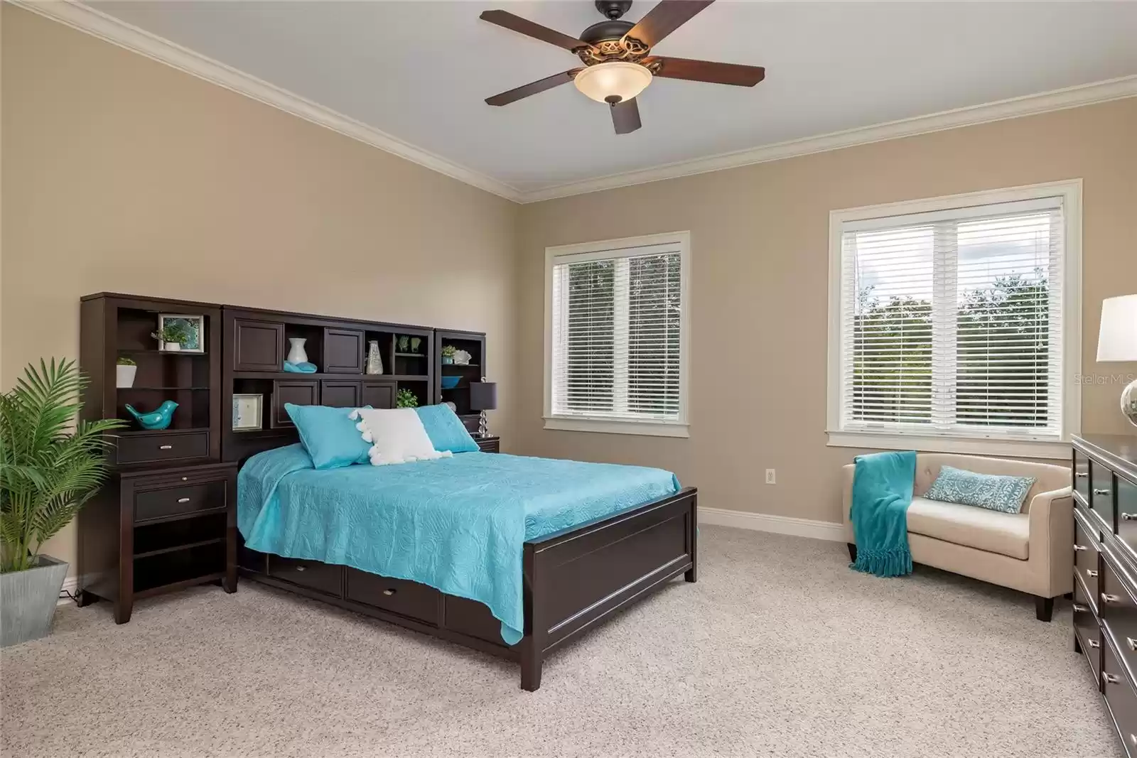 Bedroom with walk-in closet and ensuite full. bath.