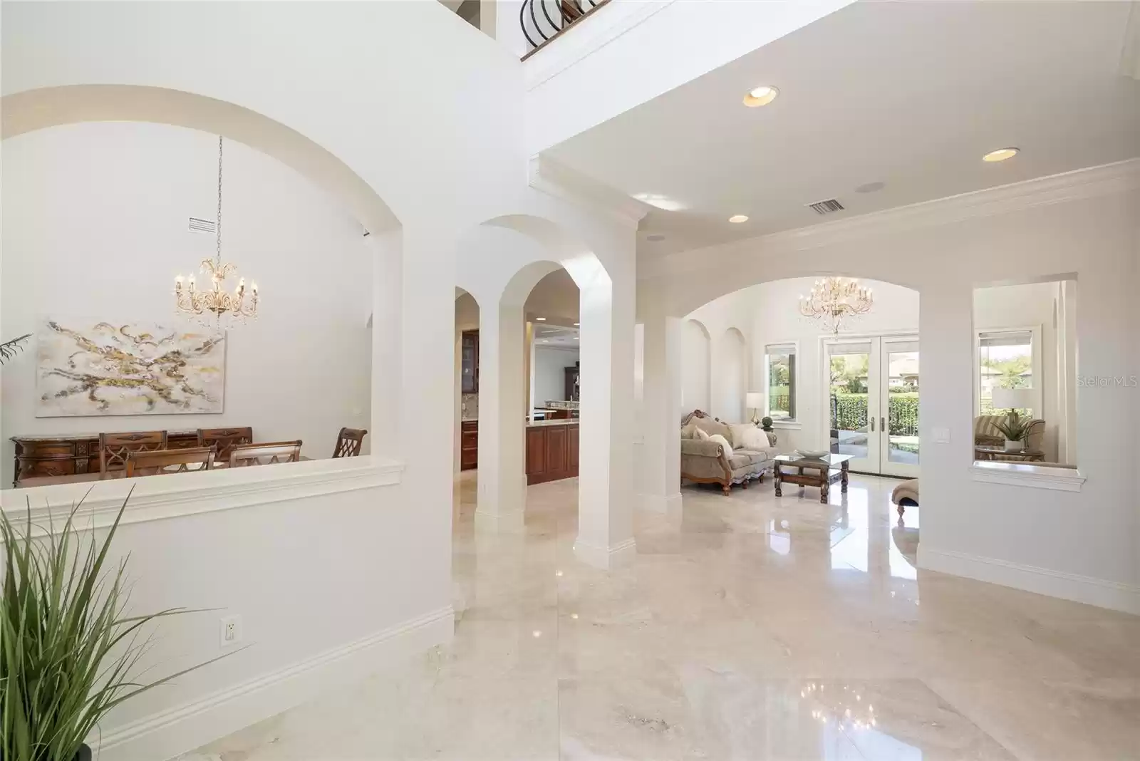 Open floor plan with abundant natural light.