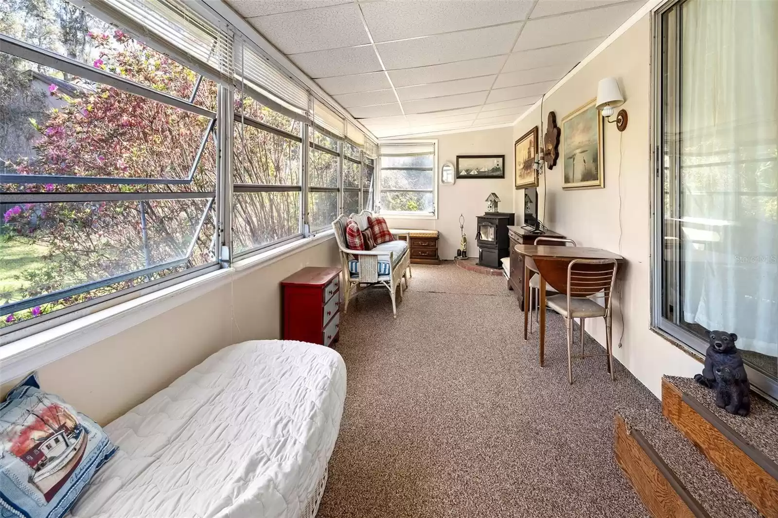 Enclosed lanai in 1971 home.