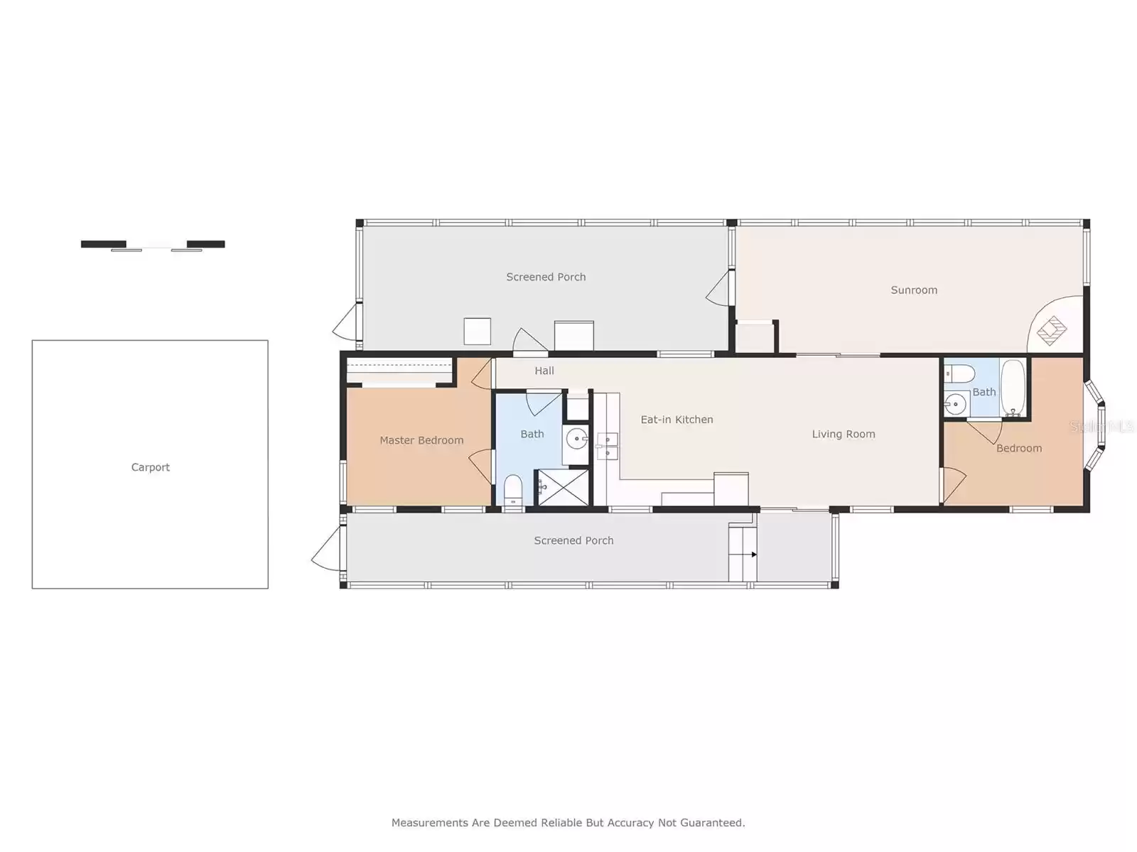 Floor plan of 1971 home.