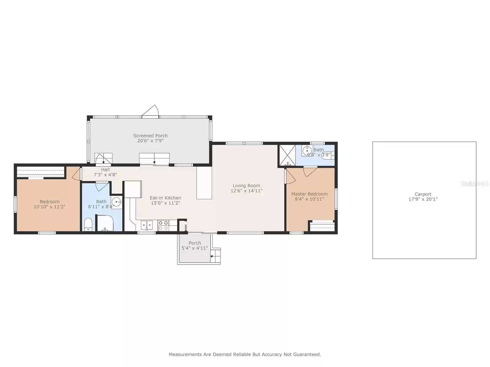 Floor plan of 1973 home.