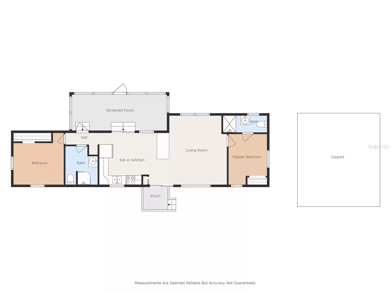 Floor plan of 1973 home.