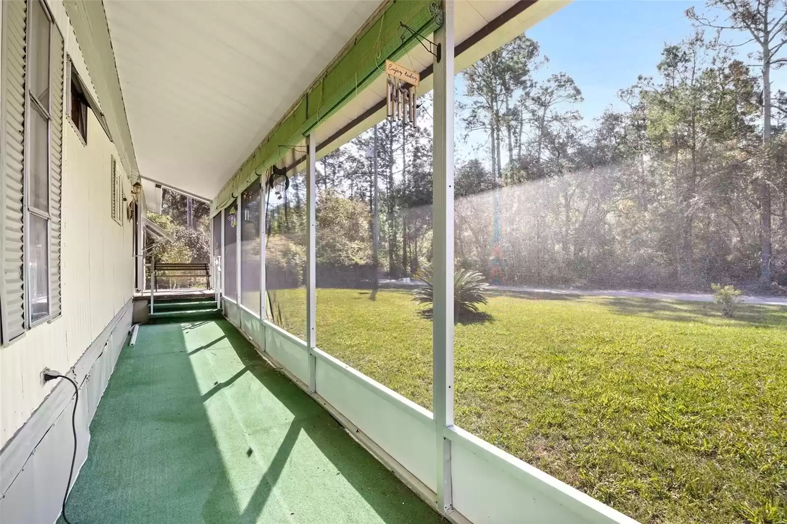 Front porch on 1971 home.