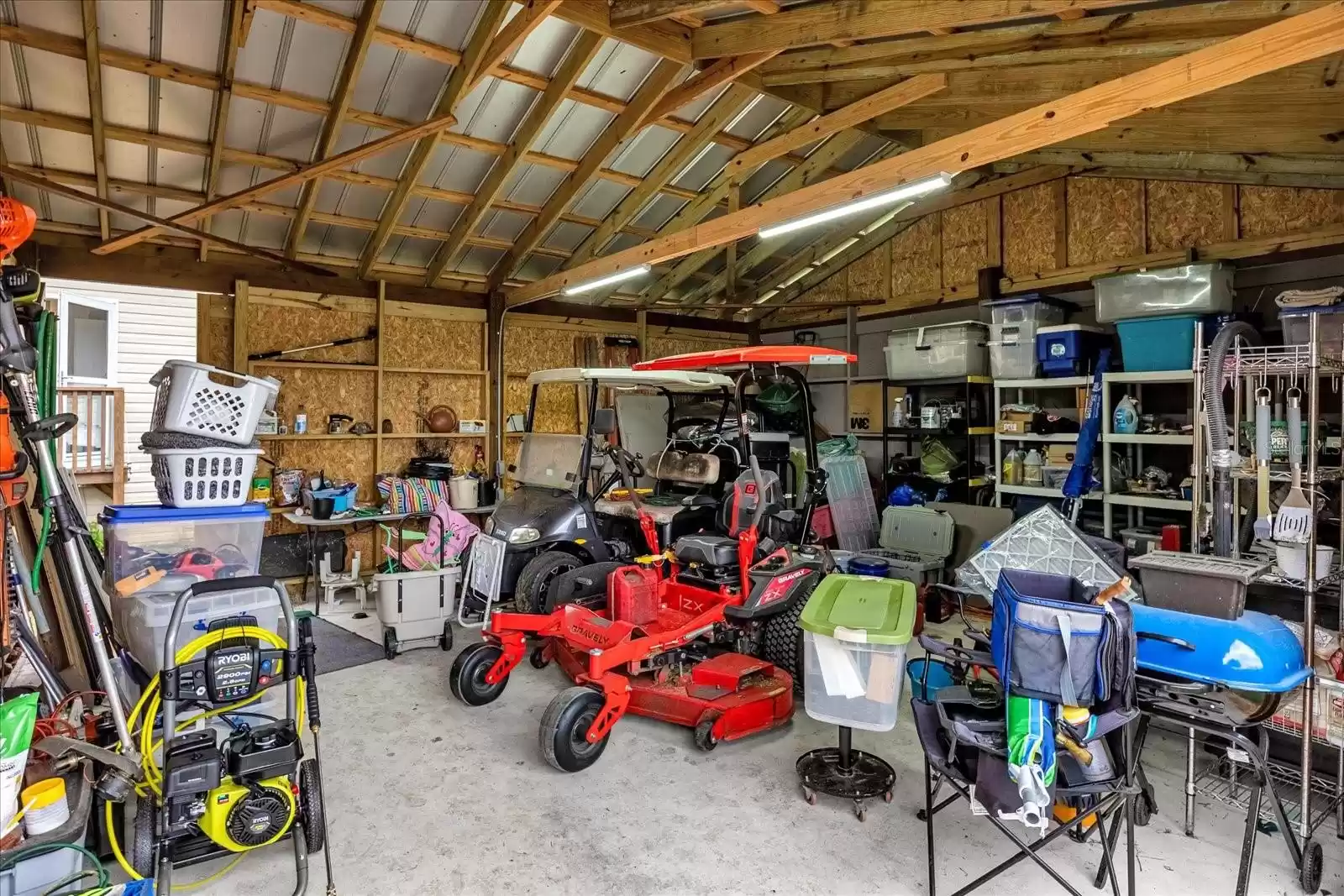 main home inside garage