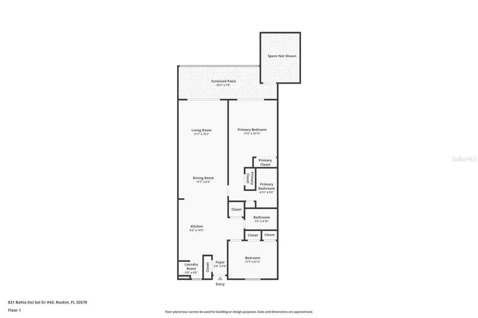 821 BAHIA DEL SOL DRIVE, RUSKIN, Florida 33570, 2 Bedrooms Bedrooms, ,2 BathroomsBathrooms,Residential,For Sale,BAHIA DEL SOL,MFRU8235792