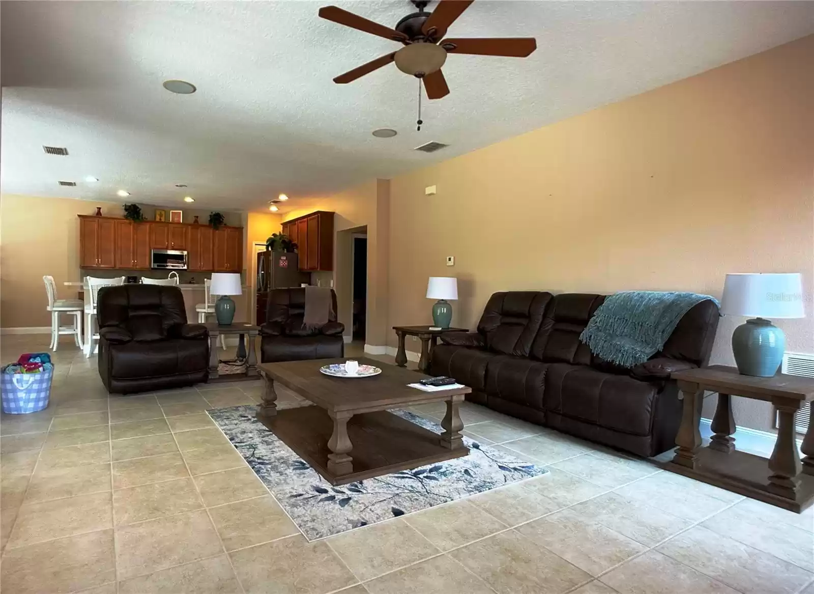 Main living area open floor plan.  Furniture included!