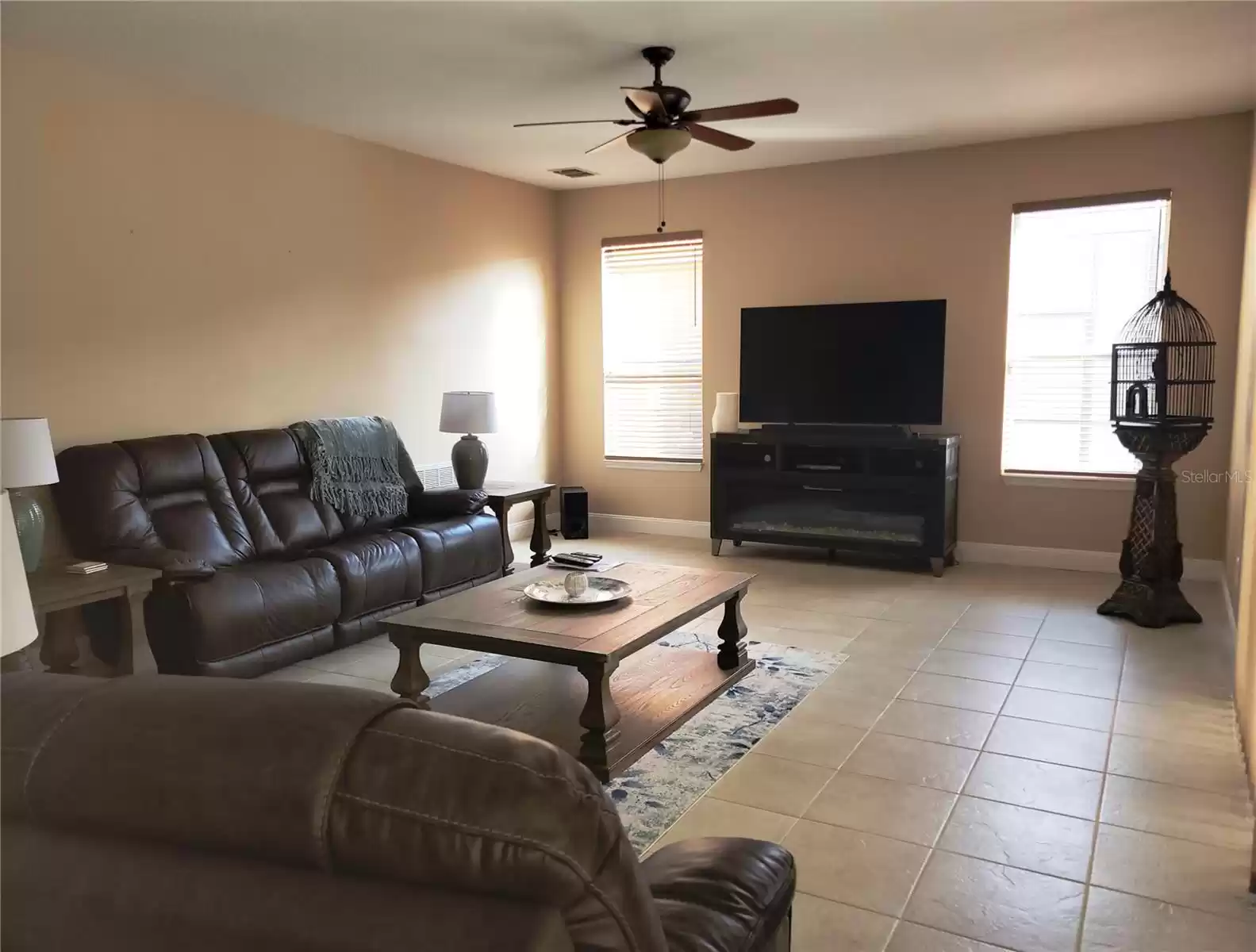 Main living area.  Furniture and entertainment center included!