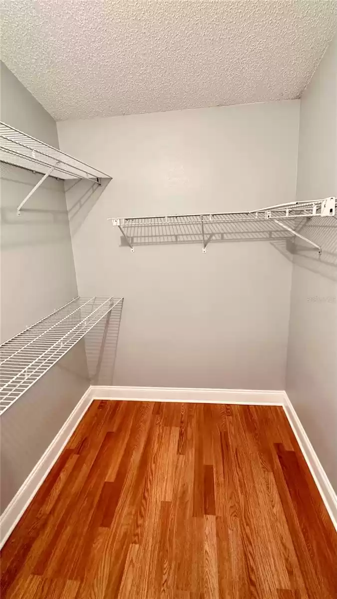 Primary walk in closet