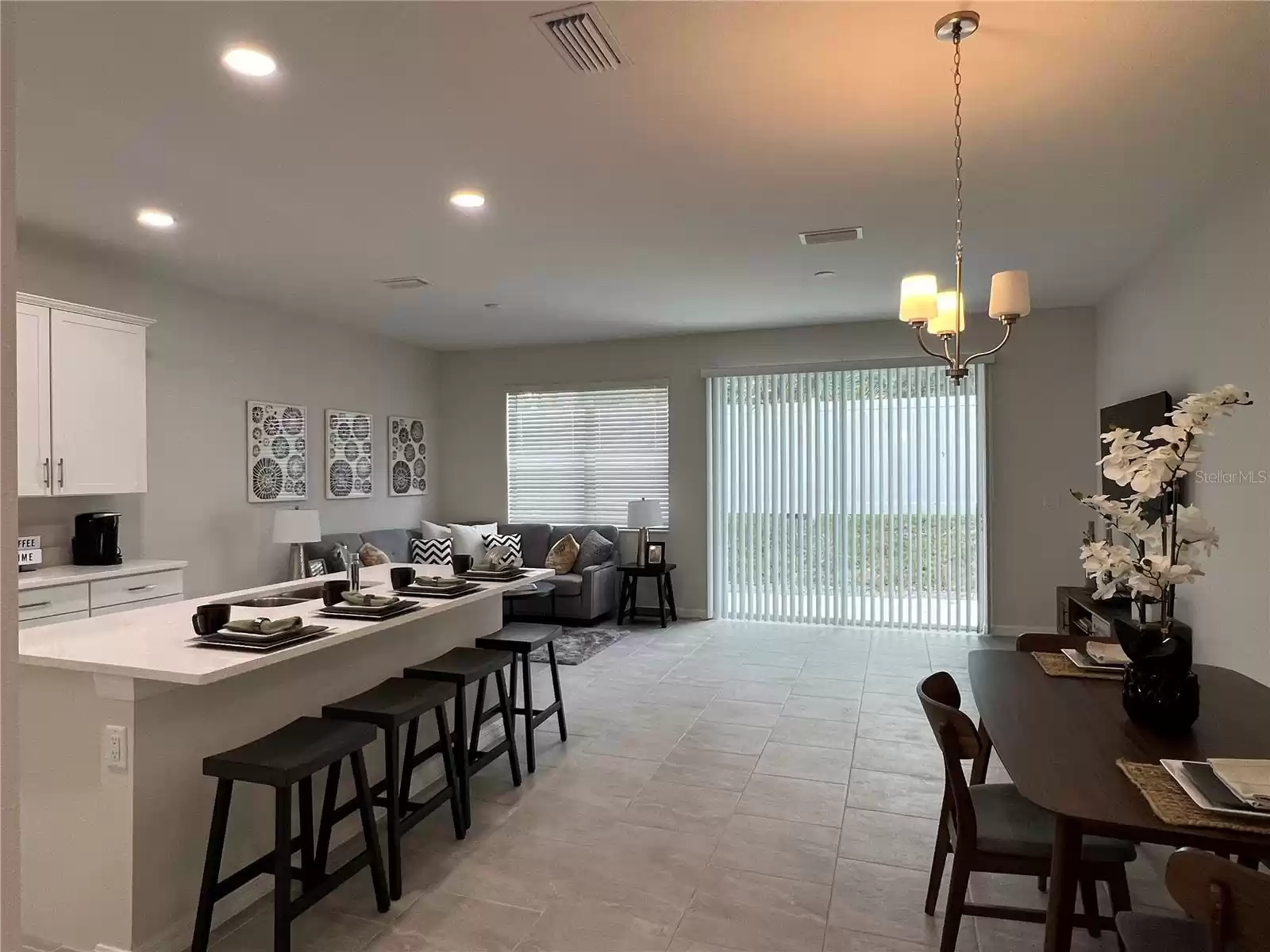 Open Floor Plan! (photo of model home)