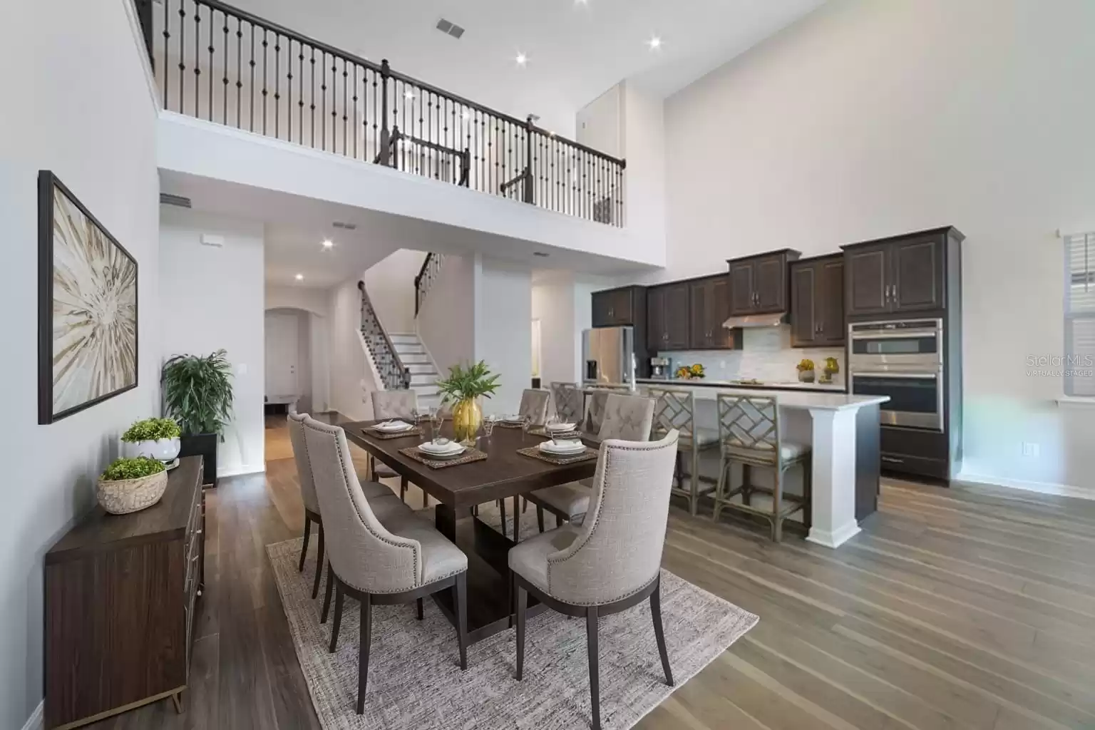 Virtually Staged Dining Room