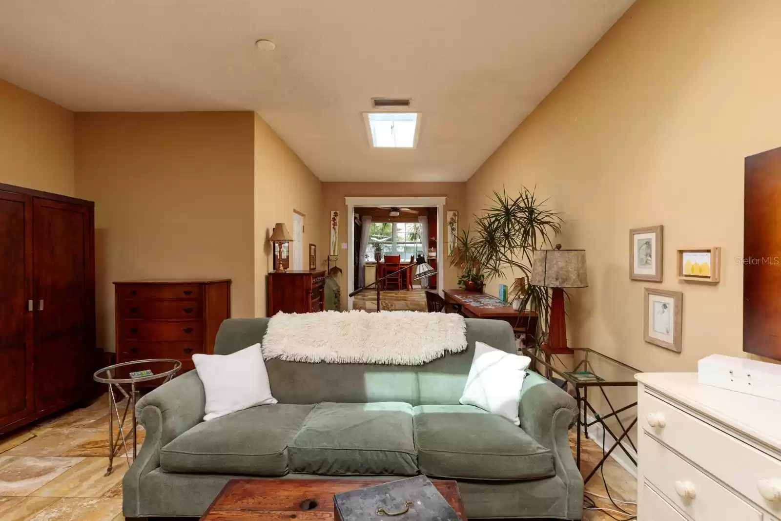 Family Room Opens to Kitchen