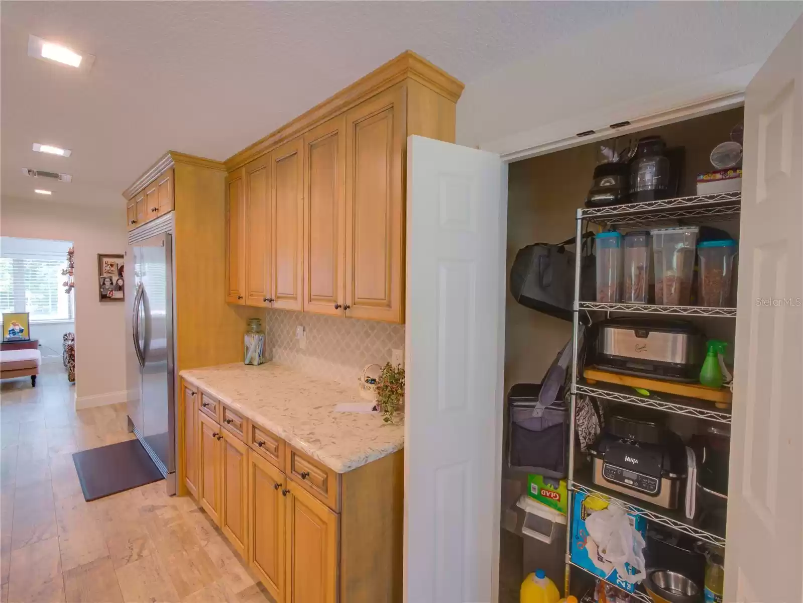 Kitchen pantry.