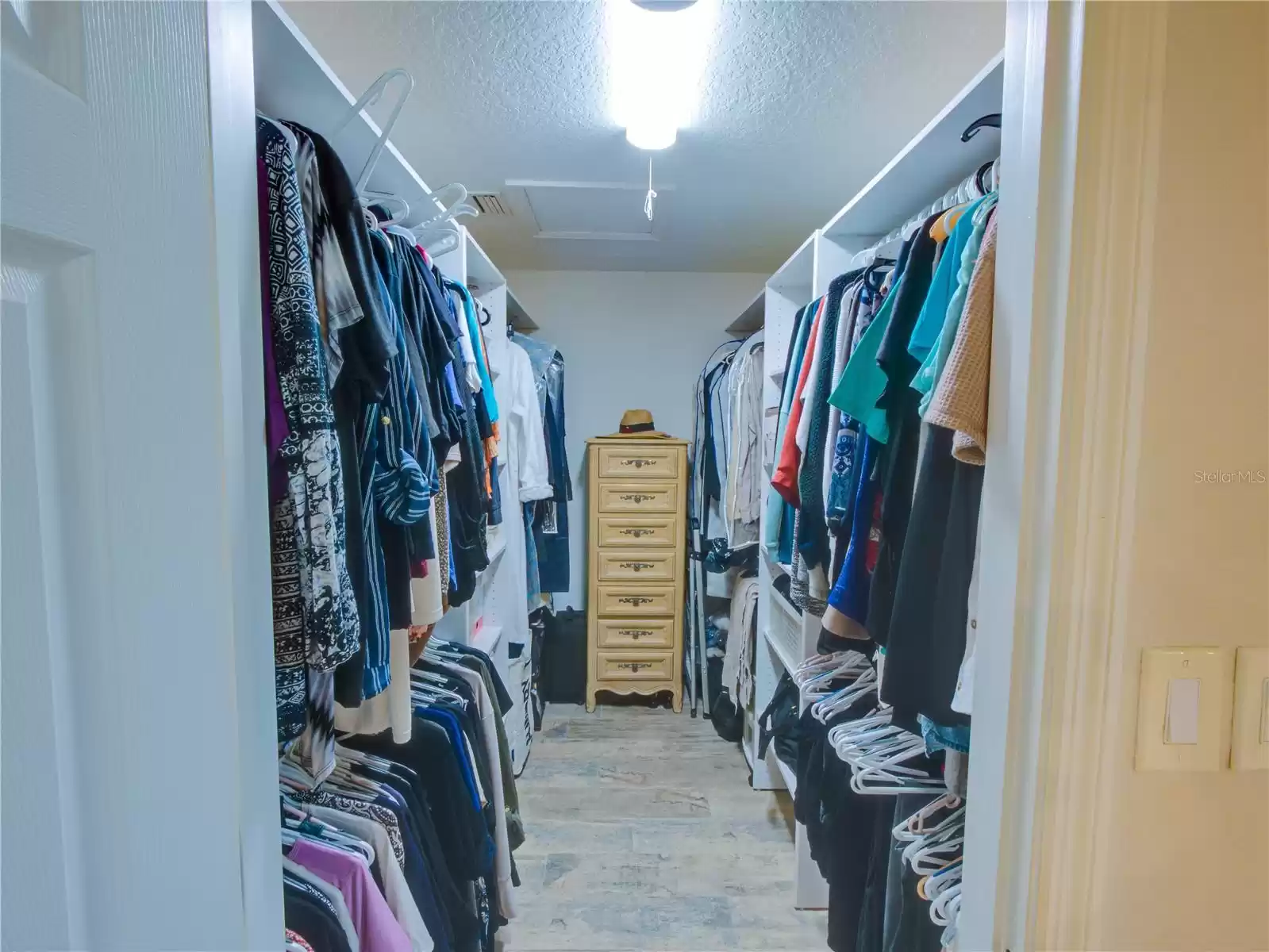 Primary closet