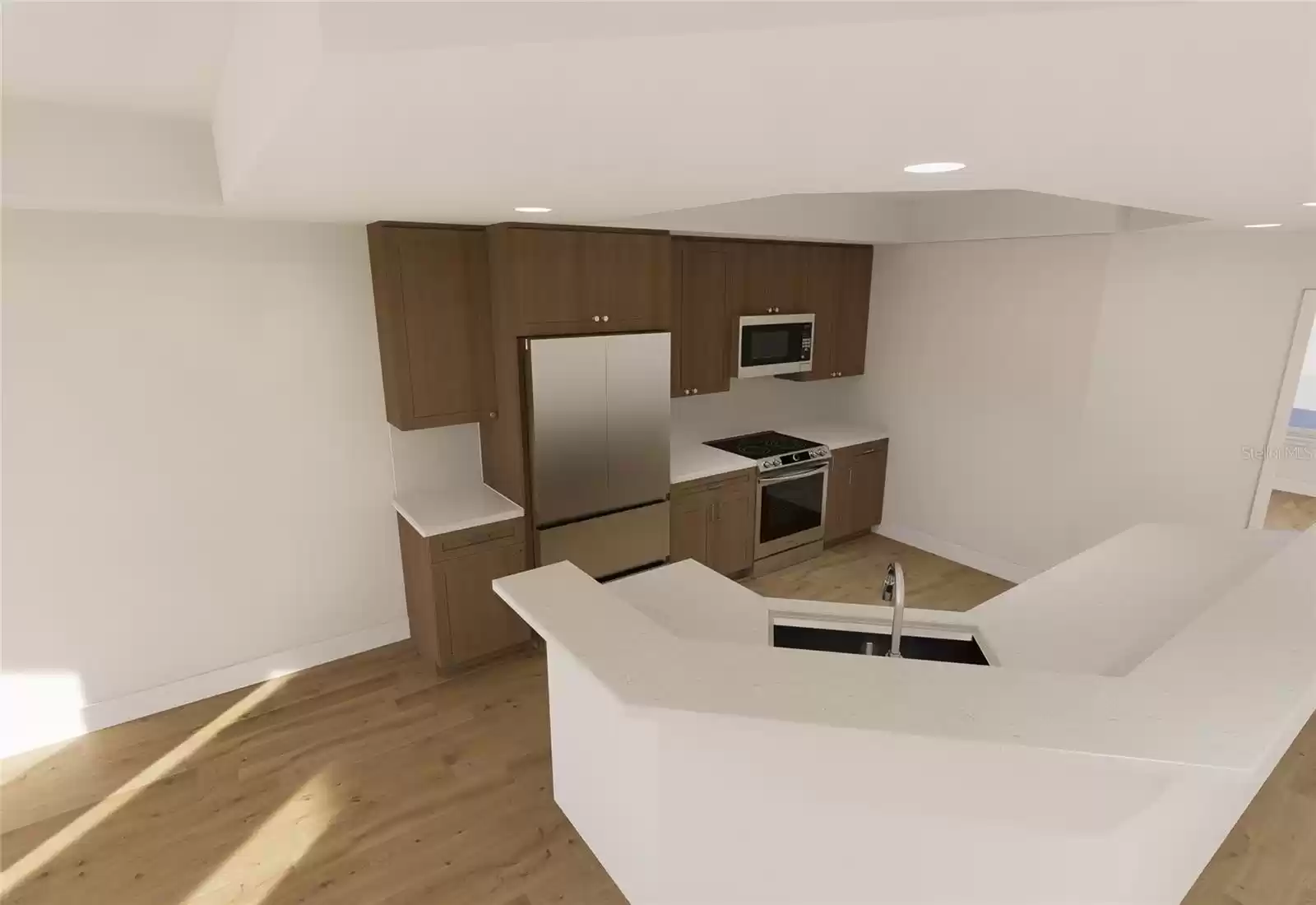 *Rendering Example**Unit does not come with physical ceiling fans, furniture, and washer/dryer appliances.