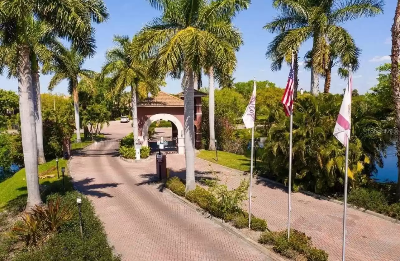 Entrance gate to Complex