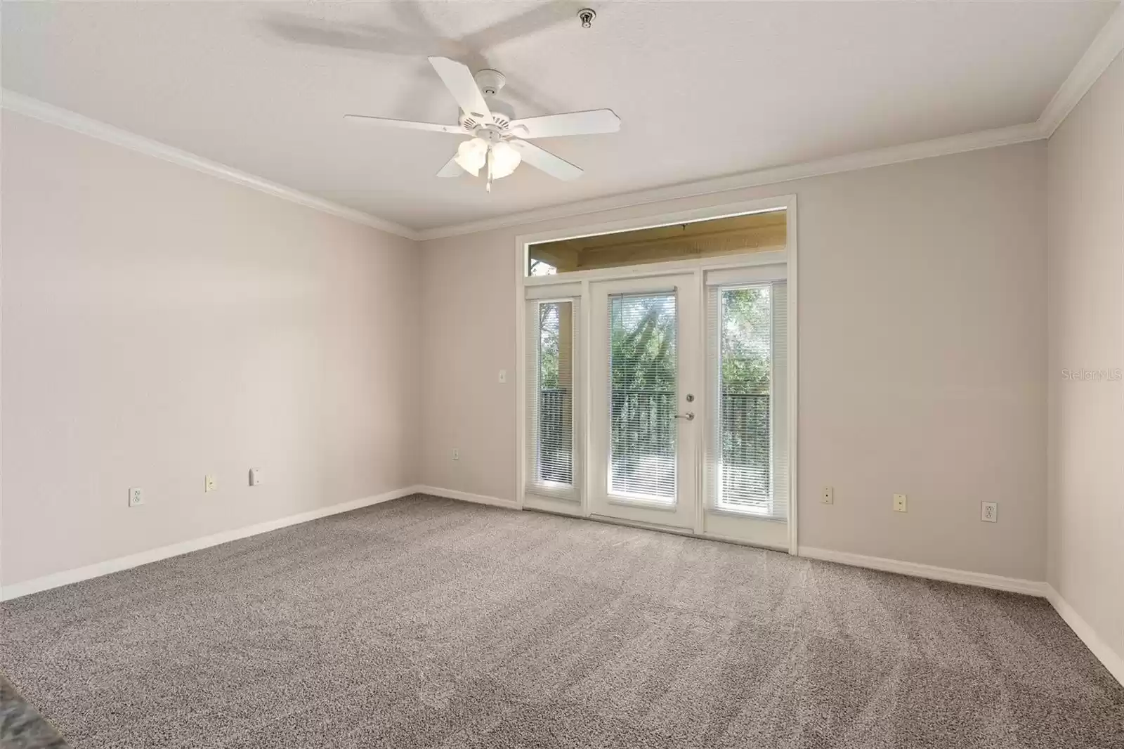 living room. door to balcony