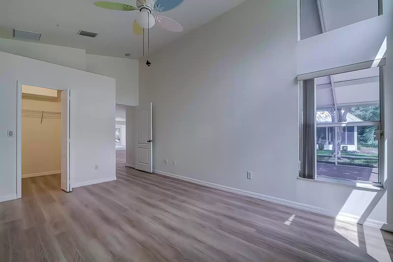 Primary Bedroom with walk-in closet