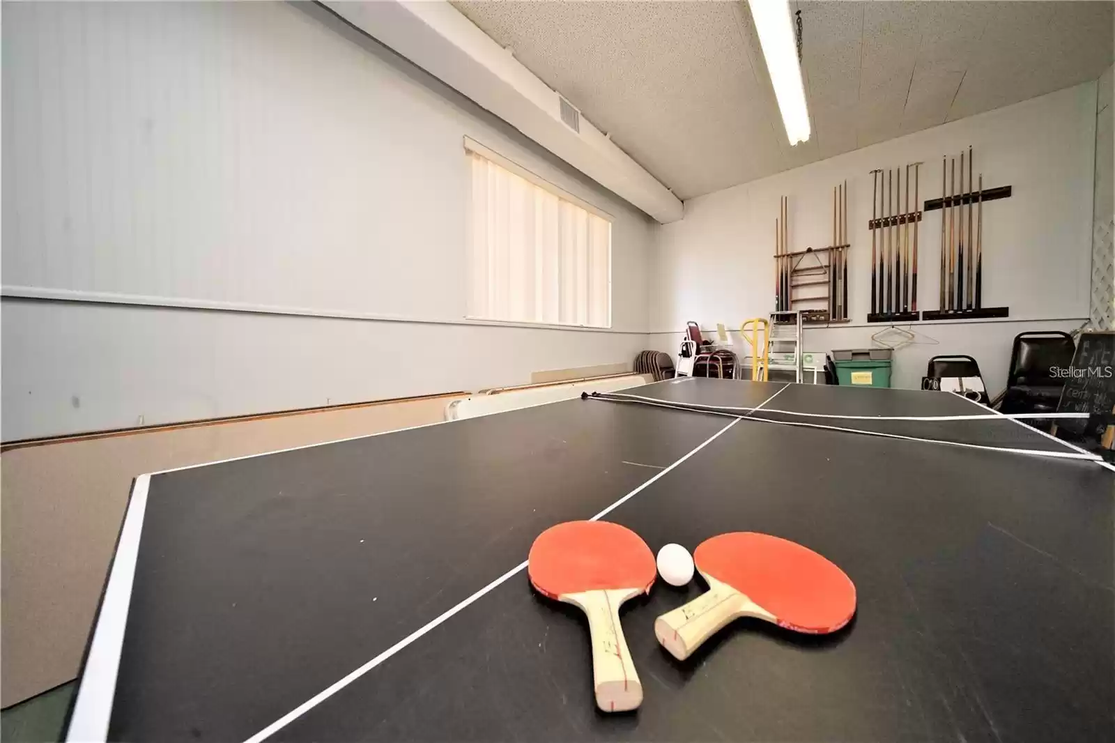 Table tenis within the clubhouse builiding