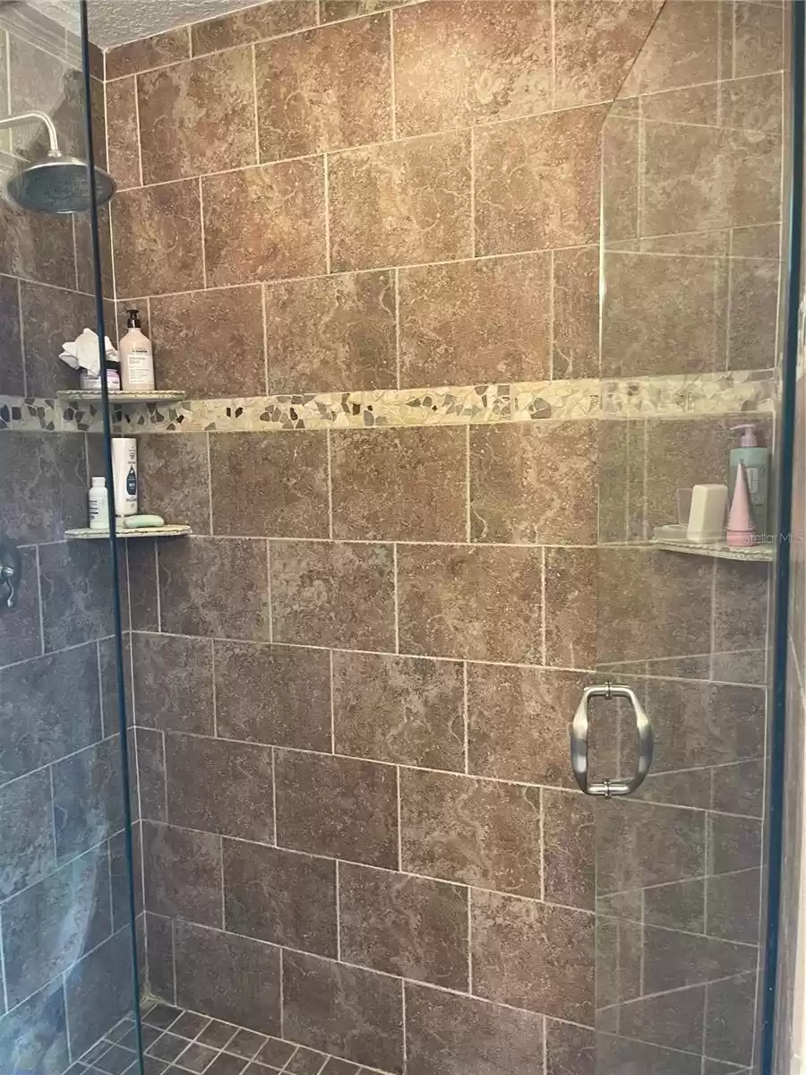 Primary glass enclosed shower