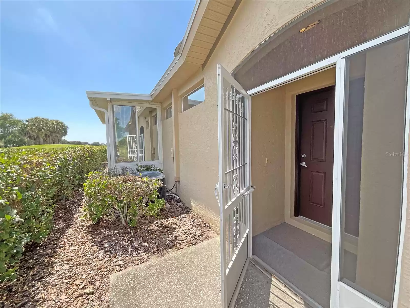 screened front porch entrance