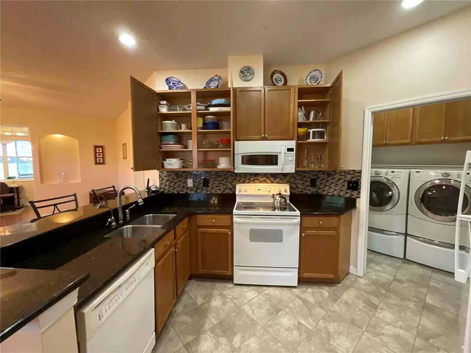 A fully stocked kitchen