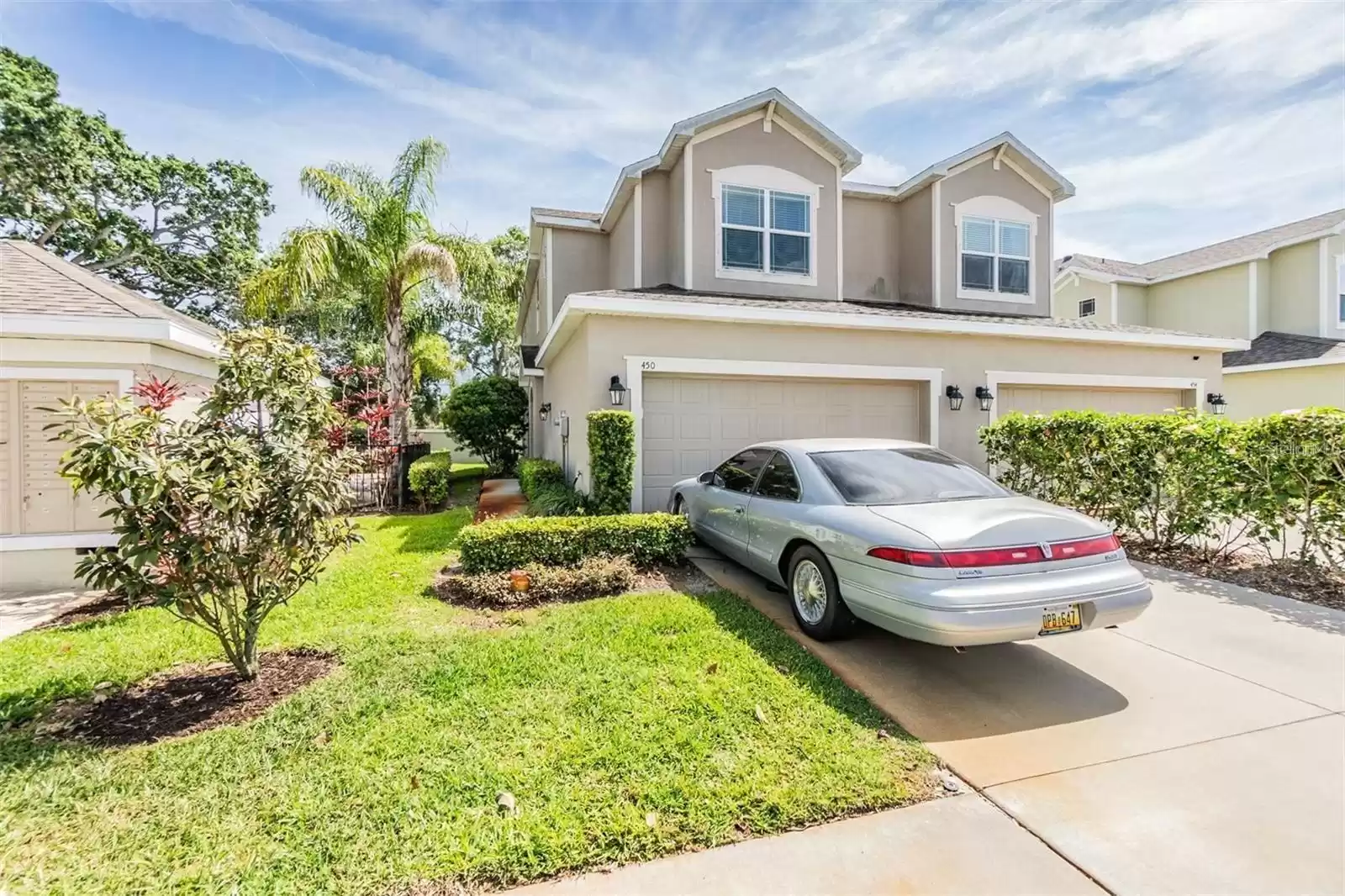 driveway and 2-car garage