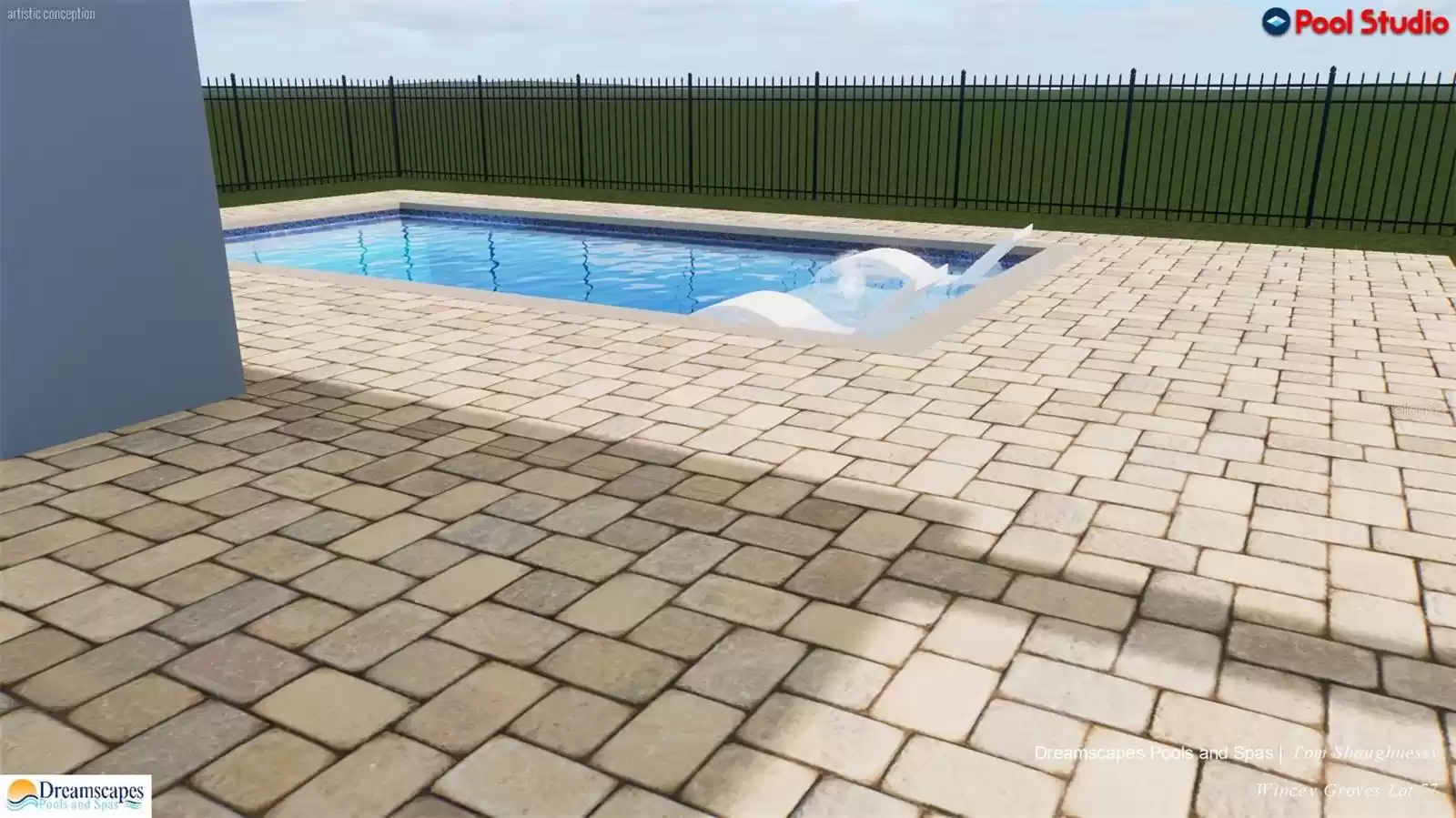 Pool Rendering.  Recent pool estimate available.