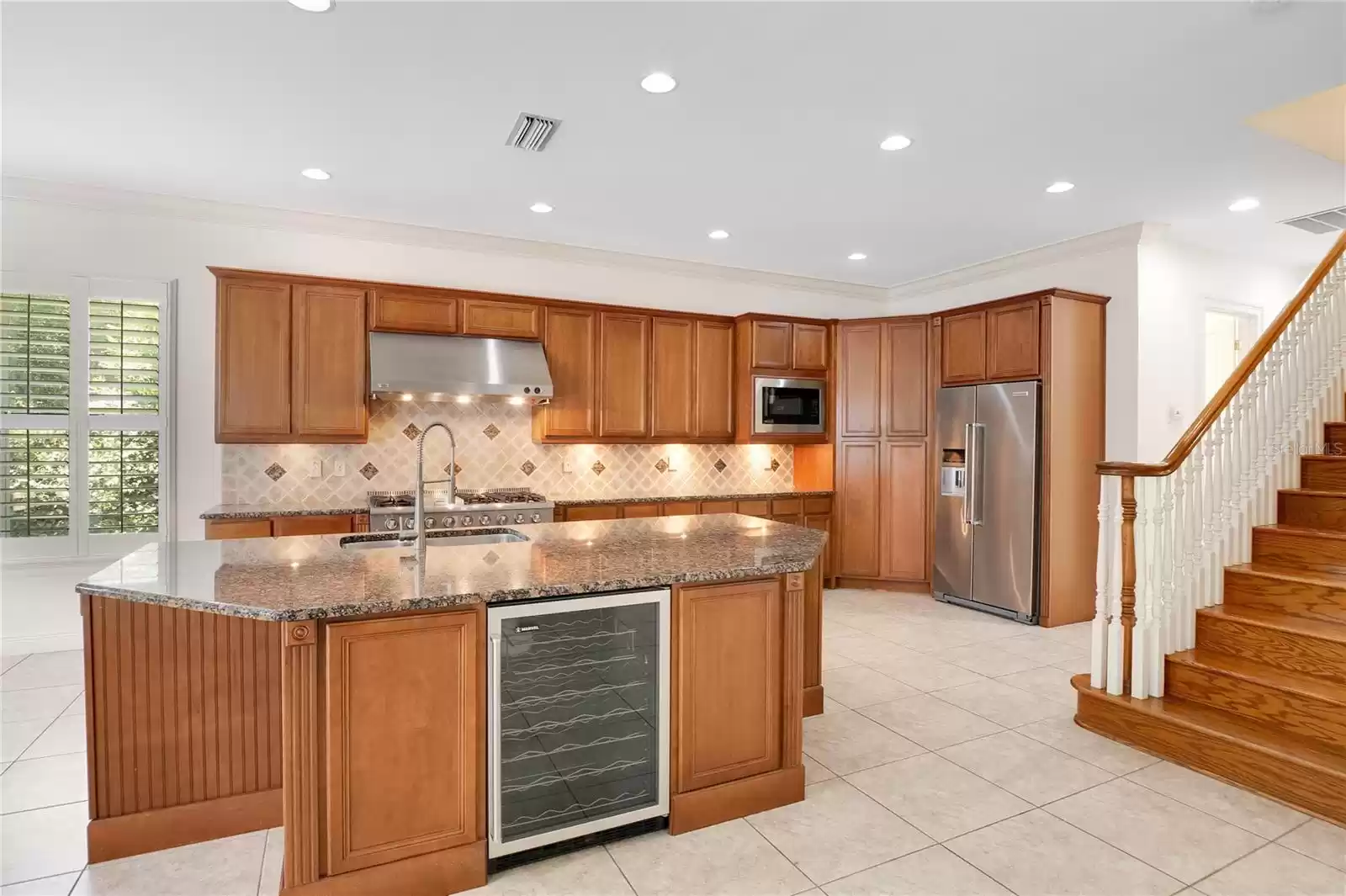 Beautiful custom kitchen.