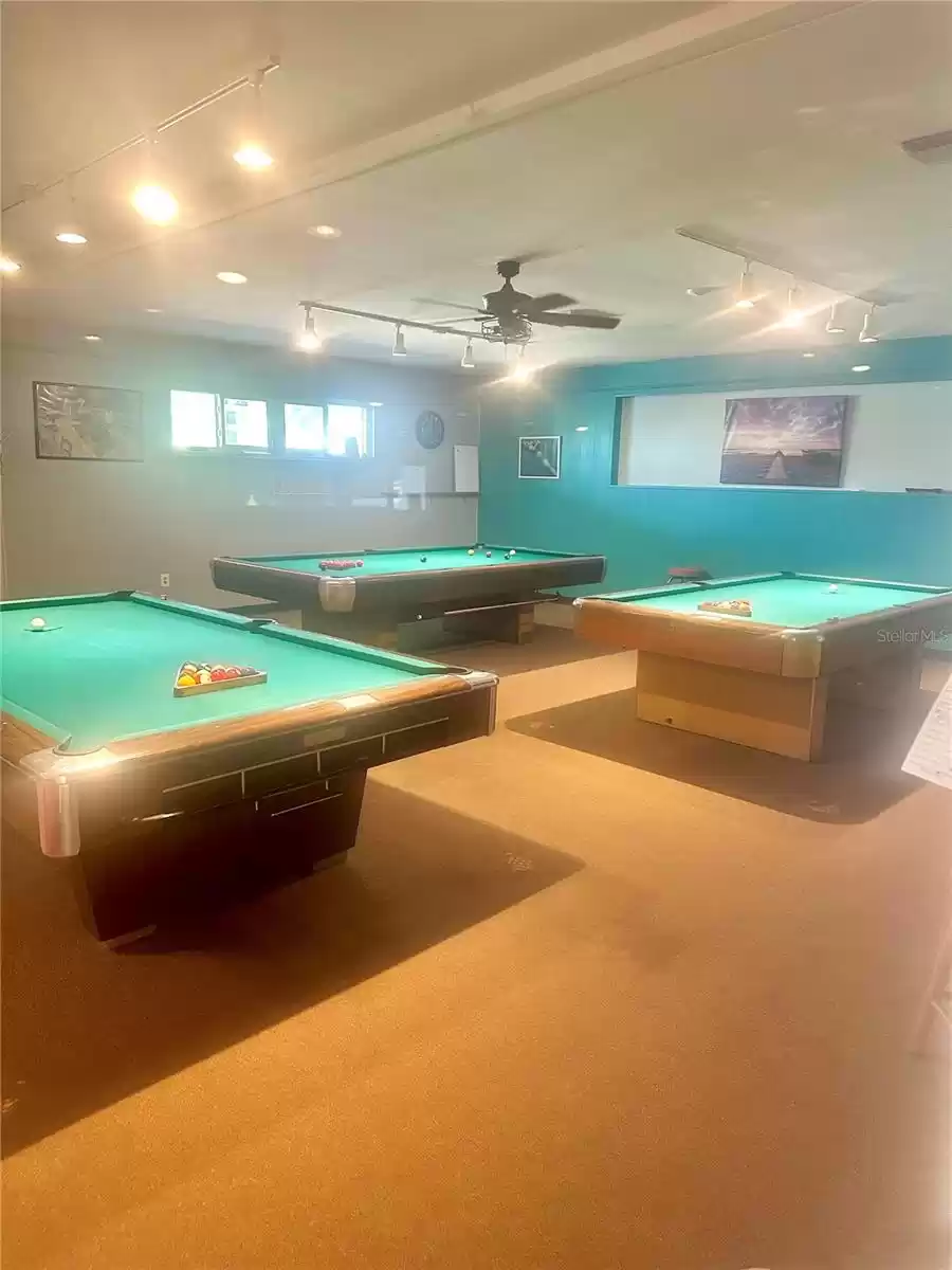 Billiards room