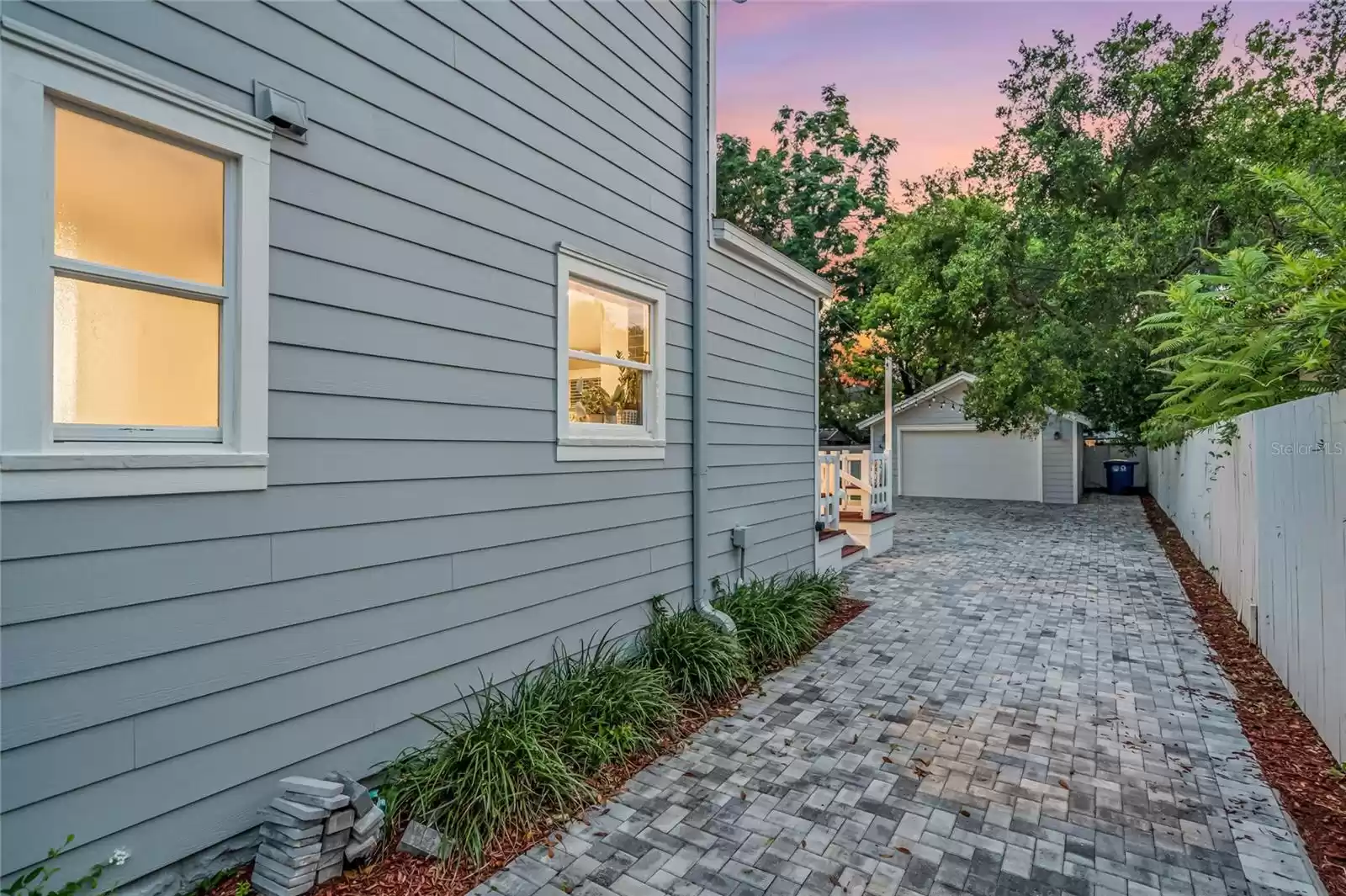 Gated Driveway and Private Yard