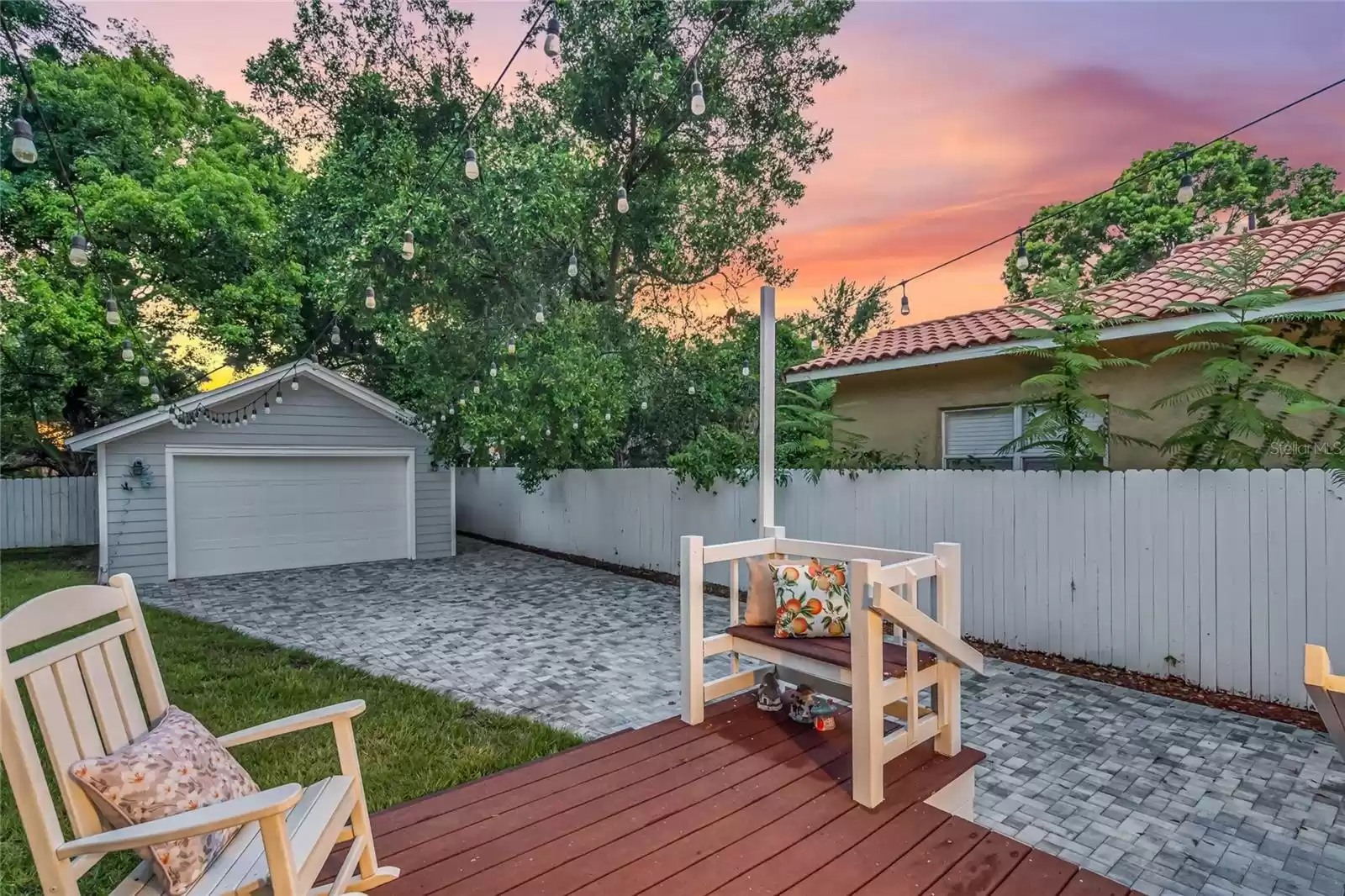 Gated Driveway and Private Yard