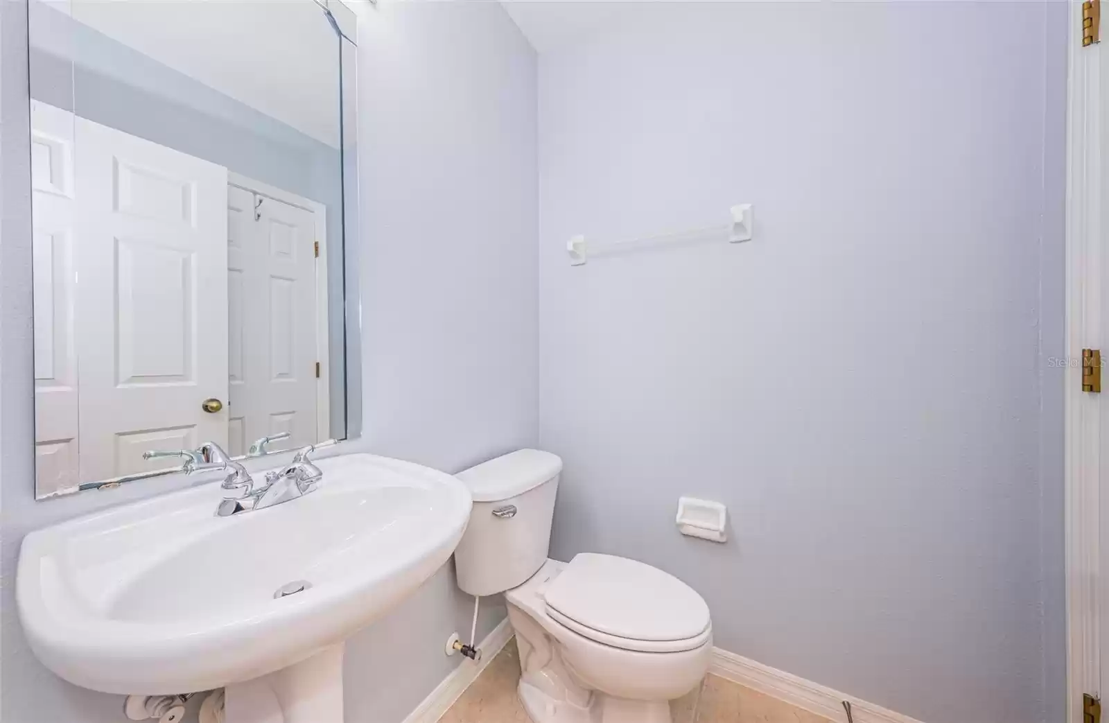 1/2 bathroom under stairs