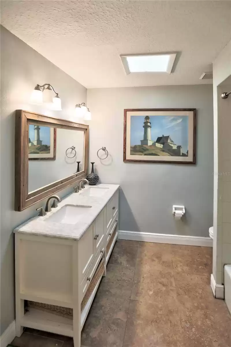 Downstairs hall bathroom