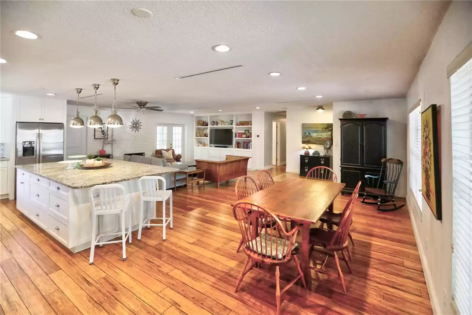 Newly updated kitchen with open floor plan