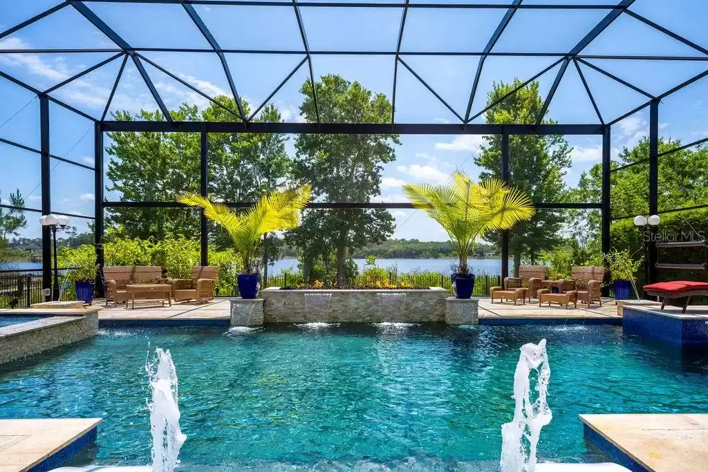 Heated Saltwater Pool + Spa + Lake view