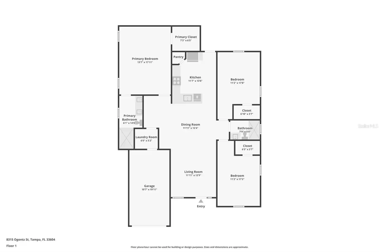 8315 OGONTZ STREET, TAMPA, Florida 33604, 3 Bedrooms Bedrooms, ,2 BathroomsBathrooms,Residential,For Sale,OGONTZ,MFRT3526052