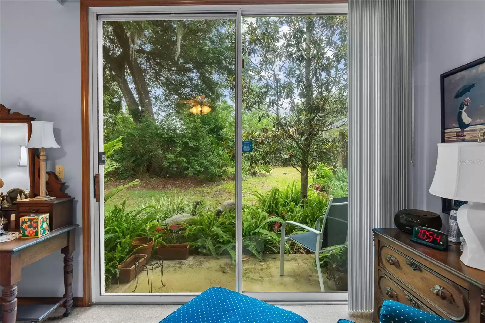 Oversized sliding doors in Primary Suite.