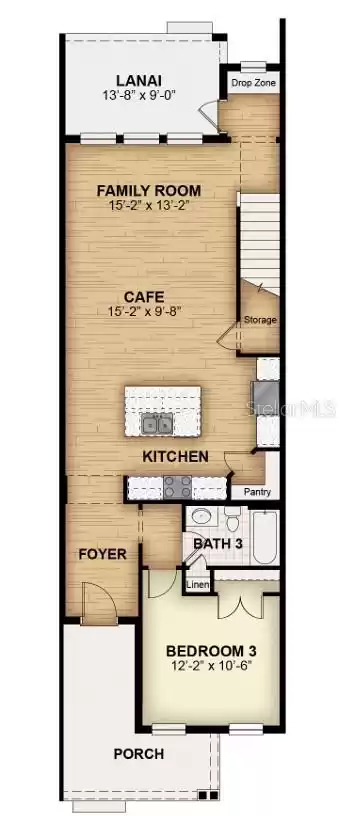 floor plan first story