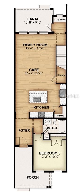 floor plan first story